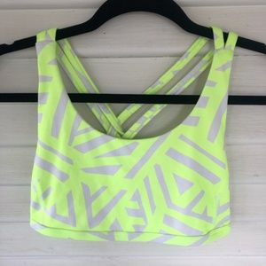 Under Armour - Neon Sports Bra NWOT